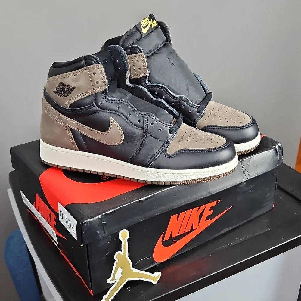 Nike Air Jordan 1 Retro High OG GS Black Brown Boys 6Y FD1437-020